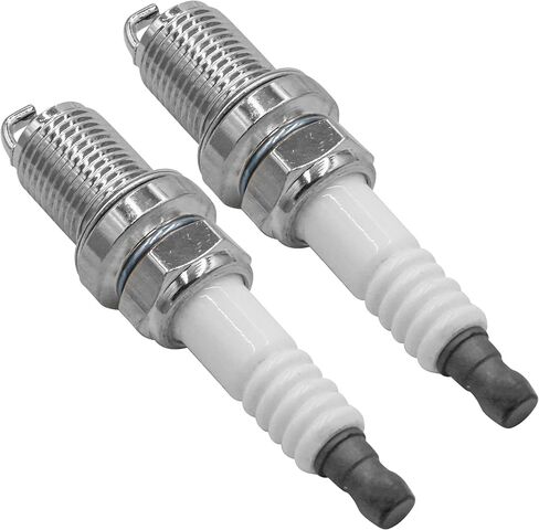 Caltric Nickle Spark Slop متوافق مع Polaris RZR 800 EFI/EPS/RZR S 800 EFI/RZR 4 800 EFI 2008-2014/Ranger XP 700 800/Ranger 700 800 EFI Crew LE 2005-2016/2 QTY in Saudi Arabia