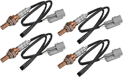 Car Oxygen Sensor 4Pcs Upstream Downstream Oxygen O2 Sensor/Fit for Hyundai Santa Fe Tucson Kia Optima Sportage 2.7L V6 2344191 2344192 2344193 Car O2 Oxygen Sensor in Saudi Arabia