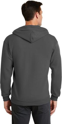PORT AND COMPANY Full Zip Hooded Sweatshirt (PC78ZH) in Saudi Arabia