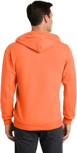 PORT AND COMPANY Full Zip Hooded Sweatshirt (PC78ZH) in Saudi Arabia