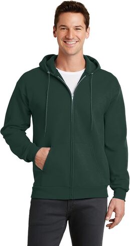 PORT AND COMPANY Full Zip Hooded Sweatshirt (PC78ZH) in Saudi Arabia