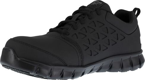 Reebok Men's Rb4051 Sublite Cushion Safety Athletic Work Composite Toe Shoe Black in Saudi Arabia