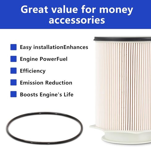 6.7L Cummins Fuel Filter 68157291AA - Compatible with 2010-2020 Dodge Ram 2500 3500 4500 5500 6.7 Diesel Engines - Replace# 68065608AA in Kuwait