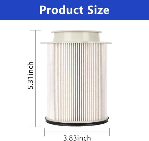 6.7L Cummins Fuel Filter 68157291AA - Compatible with 2010-2020 Dodge Ram 2500 3500 4500 5500 6.7 Diesel Engines - Replace# 68065608AA in Kuwait
