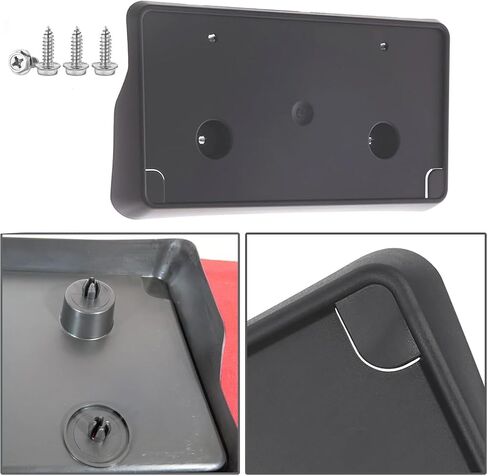 Front License Plate Frame for 2013-2018 Ram 1500 & 2019-2023 Ram 1500 Classic (DS) Front Bumper License Plate Holder Mounting Bracket (for Steel Bumper ONLY) Replace # 68141643AA CH1068127 in Kuwait