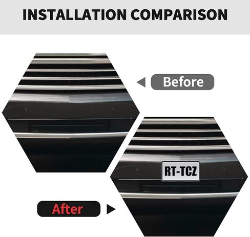 RT-TCZ License Plate Holder Front License Plate Frame Mount Bracket Accessories for Chevrolet Tahoe 2020-2024,for Chevy Suburban 2020-2024 in Saudi Arabia