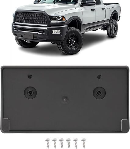 حامل لوحة الترخيص الأمامي قوس متوافق مع 2018 Dodge RAM 2500 3500 Plate Plate Prames Prames President in Kuwait