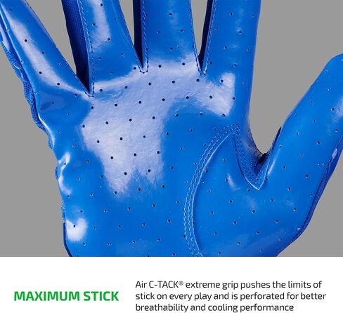 CUTTERS Gamer Padded Football Glove. All Purpose Players, Receivers, Lineman. Extra Grip. in Saudi Arabia