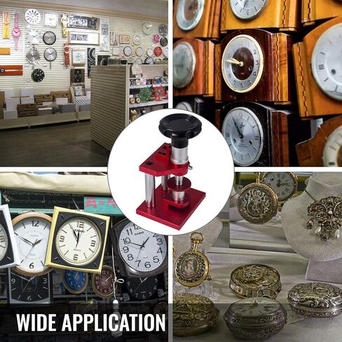 Happybuy Watch Repair Tools Watch Press W/20Dies Watch Case Closer For Close Snap Off Watch Back Cover Capper Back Closing Machine Bench Tool Crystal Bezel Press Case Watchmaker Watch Repair Tool in Saudi Arabia