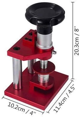 Happybuy Watch Repair Tools Watch Press W/20Dies Watch Case Closer For Close Snap Off Watch Back Cover Capper Back Closing Machine Bench Tool Crystal Bezel Press Case Watchmaker Watch Repair Tool in Saudi Arabia