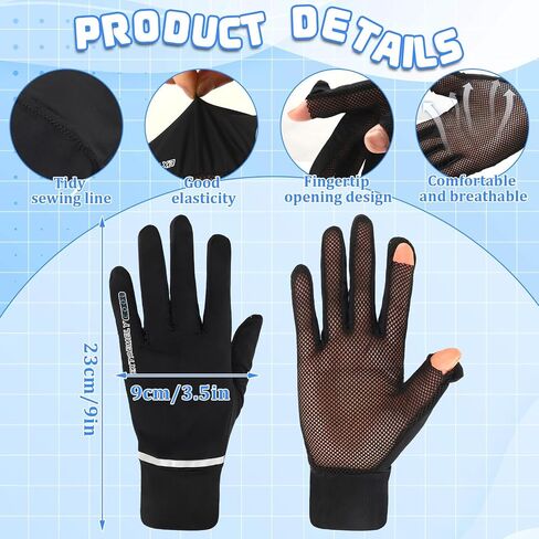 Women UV Sun Protection Gloves Driving Gloves Full Finger Breathable for Summer Outdoor Cycling in Saudi Arabia