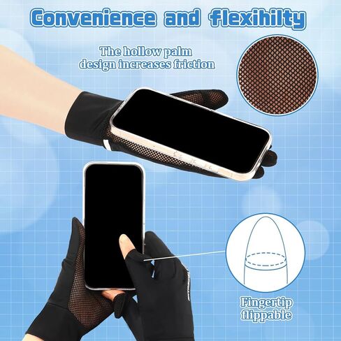 Women UV Sun Protection Gloves Driving Gloves Full Finger Breathable for Summer Outdoor Cycling in Saudi Arabia
