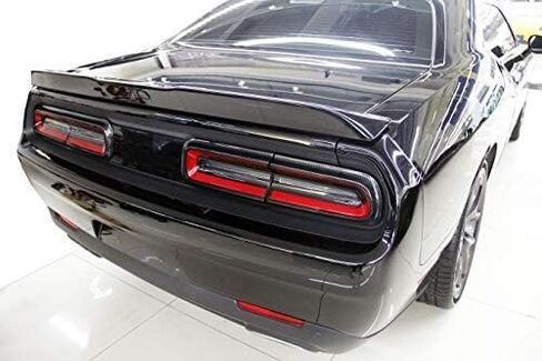 Korlot Carbon Fiber Style Rear Taillight Frame Cover Trim Accessories for Dodge Challenger 2015-2023 in Saudi Arabia