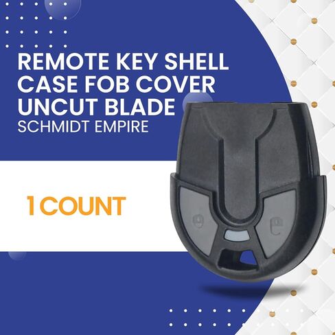 Schmidt Empire Remote Key Shell Case Fob Cover uncut Blade - for Fiat Positron (حزمة 1) in Kuwait