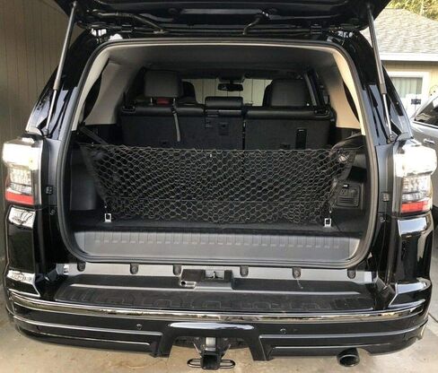 Rear Trunk Organizer Cargo Net for TOYOTA 4RUNNER (3 ROW MODEL) 2010-2024–Envelope Style Cargo Net for SUV–Premium Mesh Car Vehicle Carrier Storage–Compatible with TOYOTA 4RUNNER 3 ROW in Saudi Arabia