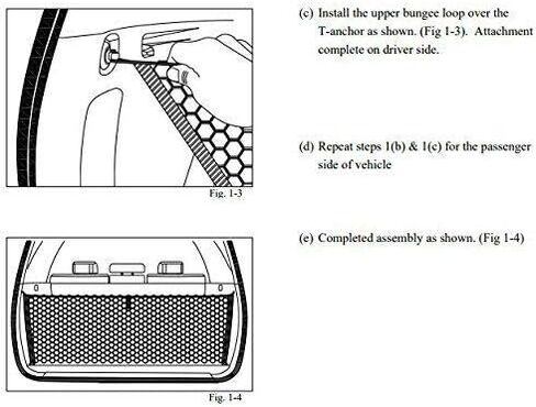 Rear Trunk Organizer Cargo Net for TOYOTA 4RUNNER (3 ROW MODEL) 2010-2024–Envelope Style Cargo Net for SUV–Premium Mesh Car Vehicle Carrier Storage–Compatible with TOYOTA 4RUNNER 3 ROW in Saudi Arabia