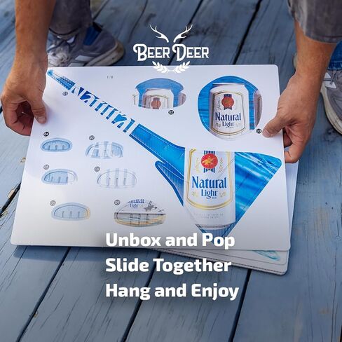 لوحة فنية جدارية من الورق المقوى ثلاثية الأبعاد من BEER DEER Linenkugel in Kuwait