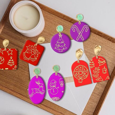 CHGCRAFT Lucky Clover Polymer Clay Texture Sheets Four-Leaf Clover Silicone Texture Stamp Clay Modeling Pattern Pad Texture Sheets for Polymer Clay Making Earrings Jewelry in Kuwait