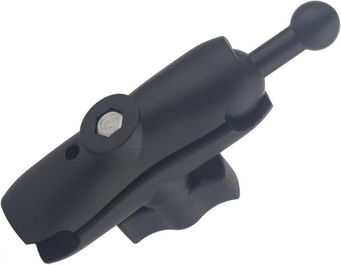 1 inch to 17mm Ball Adapter for RAM Mounts B Size Double Socket Arm, Compatible with Garmin GPS 17mm Bracket, 25mm Female Socket to 17mm Male (Short Arm: 2.4" Double Socket Arm) in Kuwait
