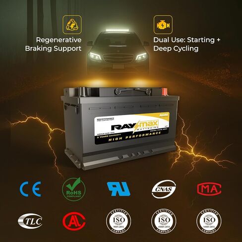 AGM Car Battery H5 Group Size 47 – 12V 680 CCA | 60AH+ | Maintenance-Free Automotive Battery for Sedans, Trucks & SUVs – Extreme Weather Ready, Built for Modern Driving Needs in Saudi Arabia