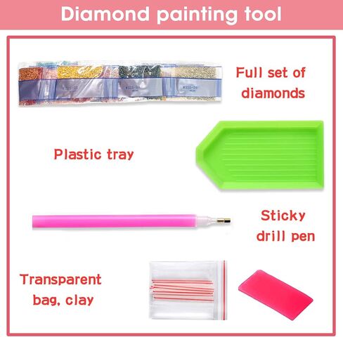 Skryuie 5d Christmas Snowman Miamond Painting Kits - Diy Diamond Art Kits للبالغين عيد الميلاد ، تدريبات مستديرة كاملة - غرزة Crystal Cross - Craft Craft for Wall & Office Decor in Saudi Arabia