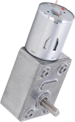 12V High Torque Reversible Worm Gear Motor with 5 Speeds (5RPM to 62RPM) for Car Windows Door Opener Mini Winch Drip Proof Brushless DC Reduction Motor CW CCW in Saudi Arabia
