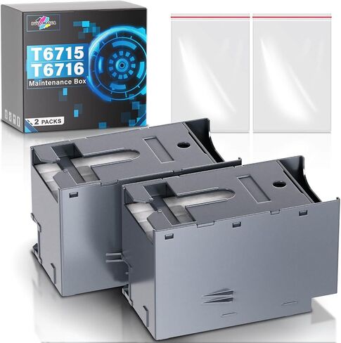 T04D0 Maintenance Box Replacement for Epson Ecotank ET-7700 ET-7750 ET7700 ET7750 7700 7750 Printers, Compatible for Epson Maintenance Box T04D0 (2 Packs) in Kuwait