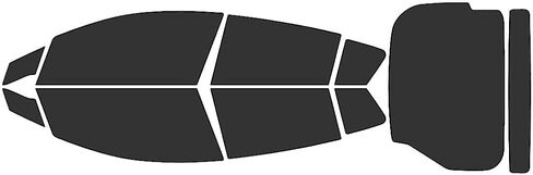 Rvinyl Window Tint Kit Compatible with Honda Insight 2010-2014 - Black 20% - Single Ply No Bubble Film - Do it Yourself Vehicle Complete Precut Kit in Saudi Arabia