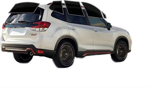 Precut Windows Tint Film Back Cars Sun Blocking Protection Privacy Anti Shatter Glass 2 Ply Computer Cut 10% Tint Shade for Subaru Forester 2019-2024 in Saudi Arabia