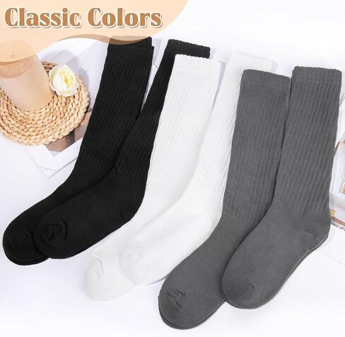 Loritta Slouchy Socks for Women Soft Retro Scrunch Sock Long Slouch Boot Socks in Saudi Arabia
