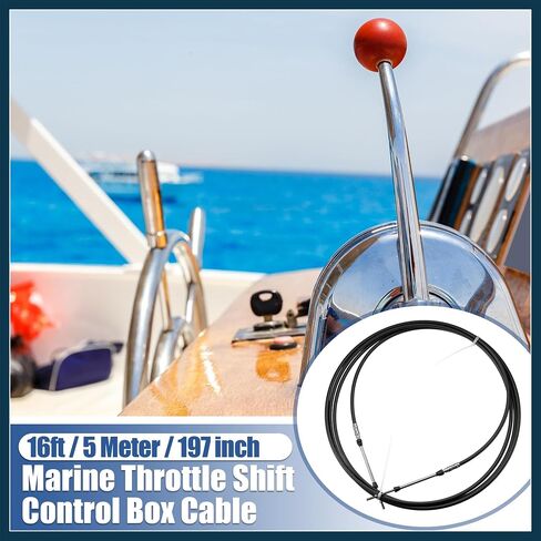 2pcs 16ft 5 meter 197 بوصة بحرية النوع 3300 / 33C Throttle Shift مربع التحكم عن بُعد لـ Yamaha Engine Engine Motor Motor Motor Motor in Kuwait