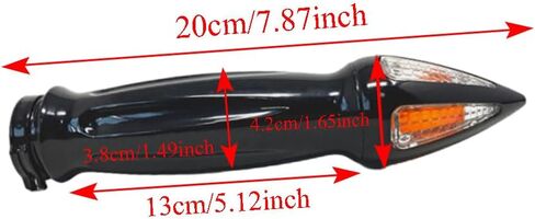 Motorcycle Grips Non Slip Thruster Grip with Amber Turn Signal in Saudi Arabia