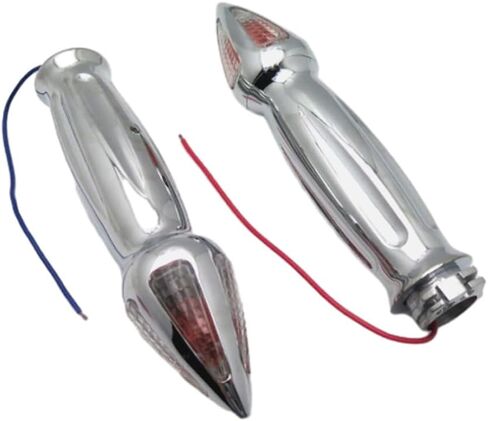 Motorcycle Grips Non Slip Thruster Grip with Amber Turn Signal in Saudi Arabia