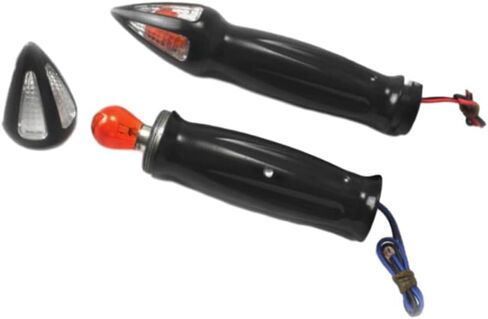 Motorcycle Grips Non Slip Thruster Grip with Amber Turn Signal in Saudi Arabia