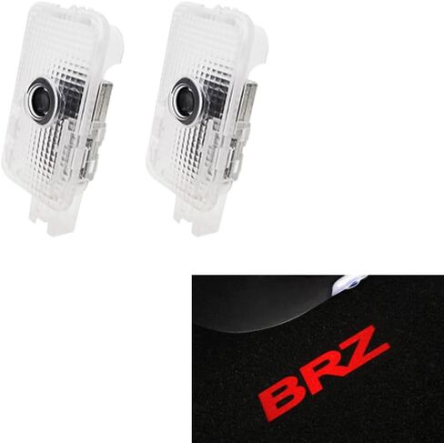 2 pcs Non-Fading LED Car Door Logo Lights Courtesy Projector Laser Welcome Light Ghost Shadow Puddle lamp Compatible for BRZ Accessories… (BRZ-RED, ZD8; 2022-present) in Kuwait