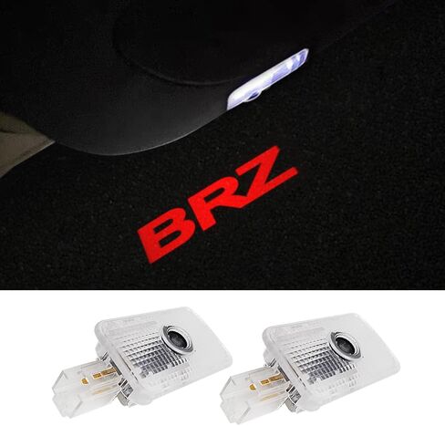2 pcs Non-Fading LED Car Door Logo Lights Courtesy Projector Laser Welcome Light Ghost Shadow Puddle lamp Compatible for BRZ Accessories… (BRZ-RED, ZD8; 2022-present) in Kuwait