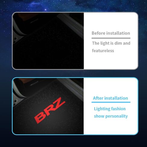 2 pcs Non-Fading LED Car Door Logo Lights Courtesy Projector Laser Welcome Light Ghost Shadow Puddle lamp Compatible for BRZ Accessories… (BRZ-RED, ZD8; 2022-present) in Kuwait