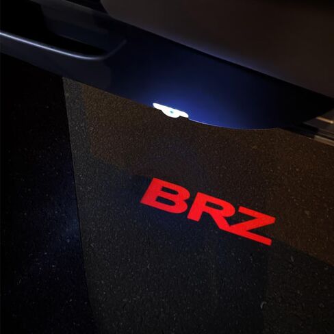 2 pcs Non-Fading LED Car Door Logo Lights Courtesy Projector Laser Welcome Light Ghost Shadow Puddle lamp Compatible for BRZ Accessories… (BRZ-RED, ZD8; 2022-present) in Kuwait
