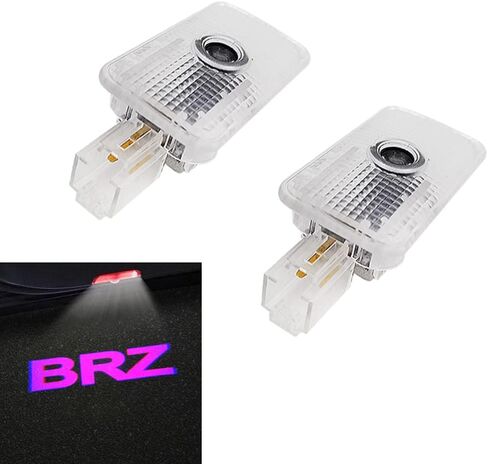 2 pcs Non-Fading LED Car Door Logo Lights Courtesy Projector Laser Welcome Light Ghost Shadow Puddle lamp Compatible for BRZ Accessories… (BRZ-RED, ZD8; 2022-present) in Kuwait