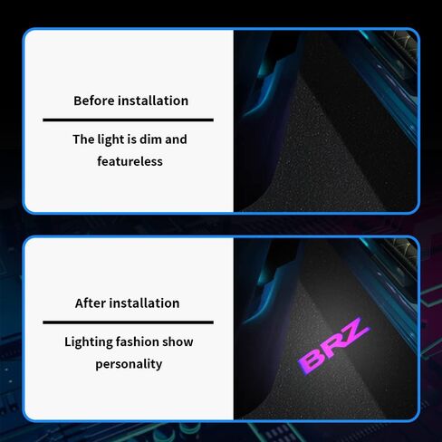 2 pcs Non-Fading LED Car Door Logo Lights Courtesy Projector Laser Welcome Light Ghost Shadow Puddle lamp Compatible for BRZ Accessories… (BRZ-RED, ZD8; 2022-present) in Kuwait