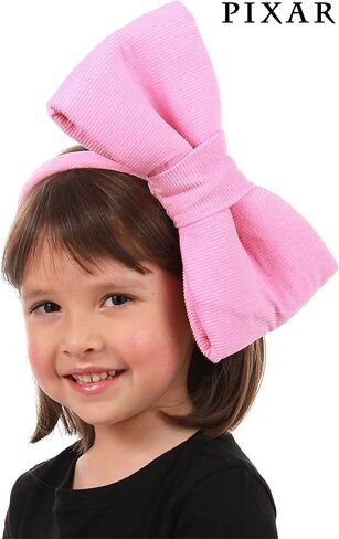 Disney Bo Peep Bow Bow Bead -Bow - Pink Corduroy Bow على عصابة رأس مغطاة فيلور in Saudi Arabia
