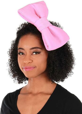 Disney Bo Peep Bow Bow Bead -Bow - Pink Corduroy Bow على عصابة رأس مغطاة فيلور in Saudi Arabia