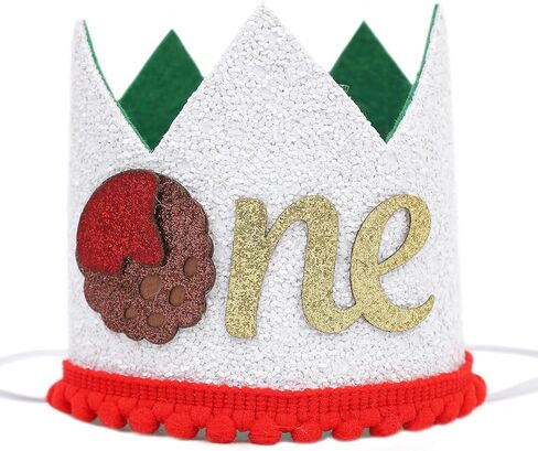 MAMUXI 1st Birthday Donut Crown - Headpiece for Baby Girl's First Birthday Decoration in Kuwait