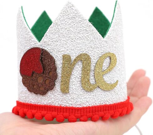 MAMUXI 1st Birthday Donut Crown - Headpiece for Baby Girl's First Birthday Decoration in Kuwait