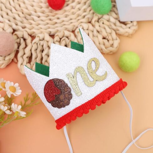 MAMUXI 1st Birthday Donut Crown - Headpiece for Baby Girl's First Birthday Decoration in Kuwait