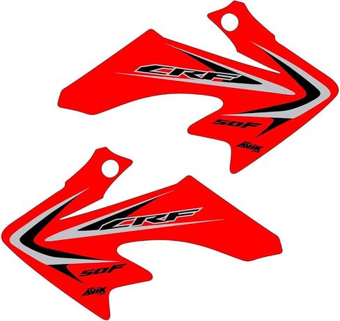 CRF50 graphics 2004-2021 style d red shrouds in Saudi Arabia