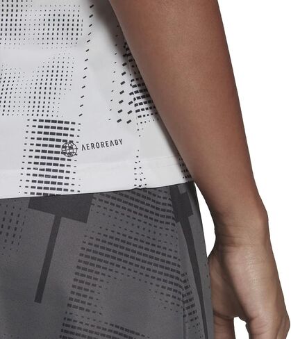 Adidas Club Tennis Graphic Tank - Womens Tennis L White -Black in Saudi Arabia
