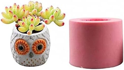 Concrete Flower Pot Silicone Mold Letter Shaped Succulent Planter Vase Cactus Plaster Mold Pen Holder Storage Box Cement Clay Epoxy Resin Mould in Kuwait