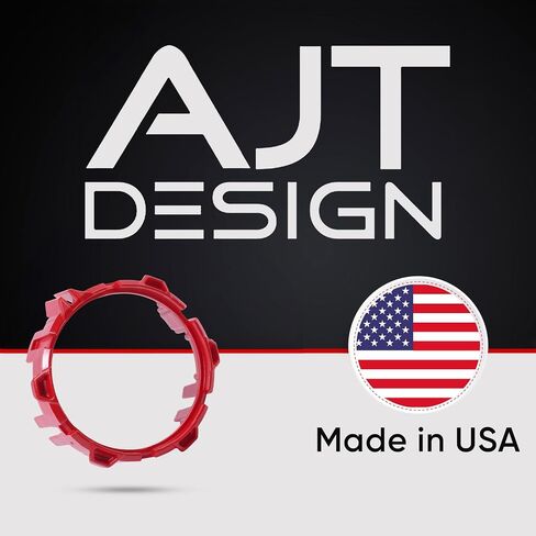 AJT Design Climate Knob Rings متوافقة مع Toyota Tacoma 2016-2023 (3rd Gen Tacoma) ، 3 pack | حلقات تقليم ABS عالية القوة | مثالية وتثبيت سهلة | صنع في الولايات المتحدة - أسود in Saudi Arabia