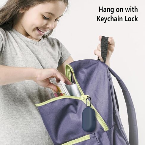 غطاء حافظة سماعات الأذن الرياضية Bose (غير مناسب لسماعات الأذن Bose QuietComfort)، حافظة واقية من السيليكون المحمولة مع حلقة تسلق (أسود) in Kuwait